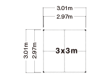 システムテント 3m×3m
